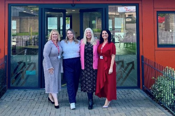 L-R: Louise Dawson-Thomas (head of education, AccXel); Saskia Wren (early careers advisor, Wates Group); Alison Reid (early careers manager, Wates Group); Natalie King (managing director and principal, AccXel) - picture contributed