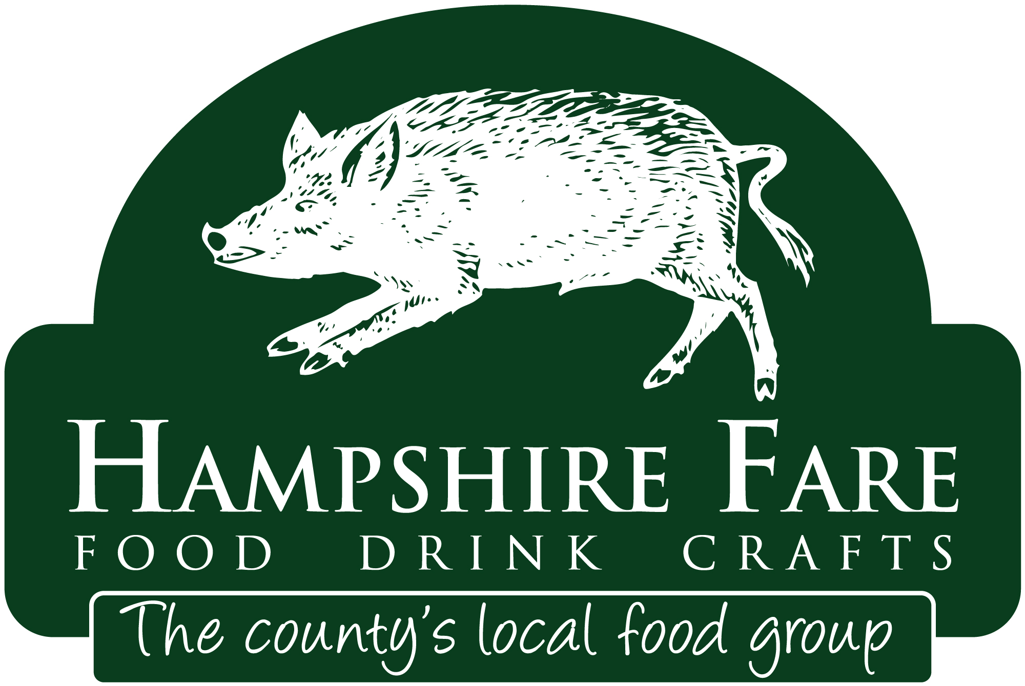 Hampshire Fare Logo Green & White