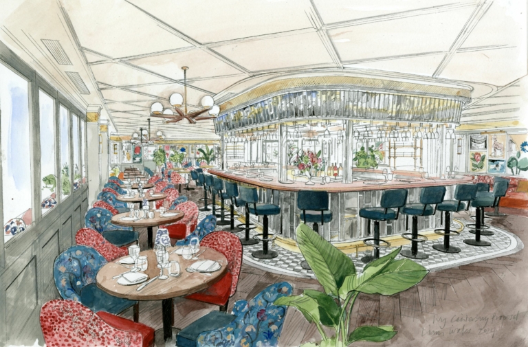 Artist's rendering of The Ivy Canterbury Brasserie - picture contributed