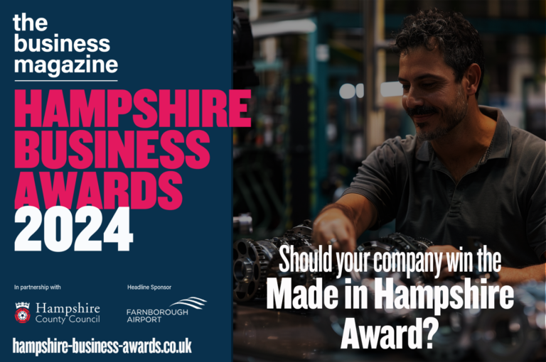 Five things to consider when entering the Made in Hampshire Award